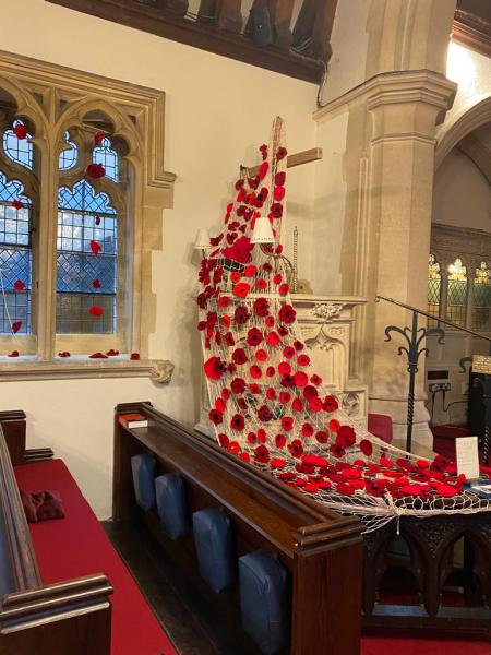 Remembrance Day poppy display at Creeksea All Saints church | Maldon and Burnham Standard - Vimarsana News
