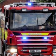The blaze was extinguished by a crew from the Essex Fire and Rescue Service