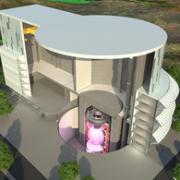 A conceptual illustration of the planned STEP fusion power plant
