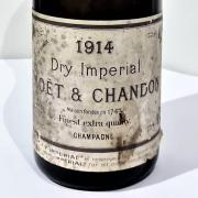 107-year-old Champagne label is in remarkably good condition