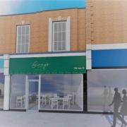 Artist's impression of the planned bar in Maldon High Street