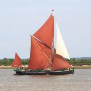 Thames sailing barge Pudge - which is currently under restoration thanks in part to a National Lottery Heritage Fund grant
