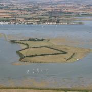 Northey Island from the air. Credit: Terry Joyce