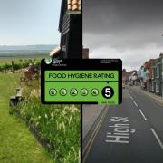 These restaurants have been handed new food hygiene ratings