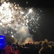 BIG BANG: Pub-goers enjoying a previous fireworks extravaganza event at The Bell Inn