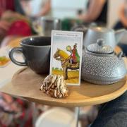 Each brew in the Tea and Tarot cafe in Mayland comes with a single tarot card reading