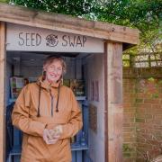 Jill Morgan came up with the idea of a seed swap hut for residents in Tollesbury