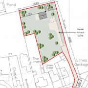 The proposed site plan for the new accommodation in Althorne