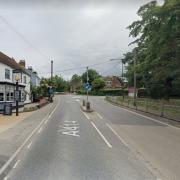 The A414 in Danbury (Google Street View)