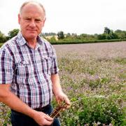 Farmer Simon Cowell has thanked police officers after a man who damaged his crops has been fined. Photo: Essex Police