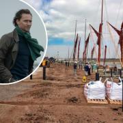 The Essex Serpent starring Tom Hiddleston and Clare Danes (inset: AppleTV+) was filmed in locations across Essex. Photo: camera club member John Guiver