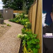 Essex Police Chief Constable Ben-Julian Harrington commented on their garden design.