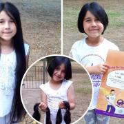 Donation: Ariya donated 24 inches of her hair to charity