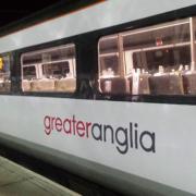 Servicing - Greater Anglia train at the station