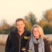 Farm owners: Rebecca and John Bunting