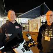 Star gazers: Paul Blakesley and Andy Downman at the factory