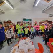 Running club: Witham Running Club made a large donation to the fridge