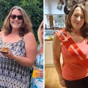 Weight loss: Sue before and after joining Slimming World