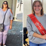 Positive transformation: Paula before and after joining Slimming World