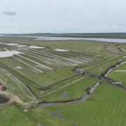 New - Aerial footage of the completed wetland