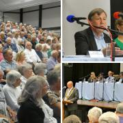 Meeting: the building was at full capacity for the forum