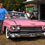 Cadillac: a stunning pink 1959 Cadillac