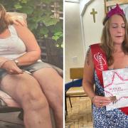 Transformation: Sue Ewers from Mayland has been recognised for losing four stone and seven pounds in just 60 weeks