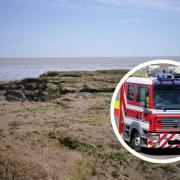 Tillingham - A woman got stuck in the marshes.