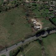 Plans: birds eye view of the Woodham Mortimer site