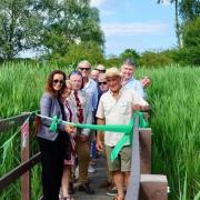 The official opening of the reserve earlier this year