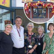 Events: assistant manager Kimberly, manager Mark, volunteers Lynn and Lesley and assistant manager Sarah-Jane