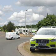 Investigation: roundabout facing Drovers Way in Chelmsford