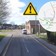 Delays: Little Baddow Road in Danbury
