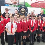 Learning: Elmwood Primary School pupils at Bullseye Maths