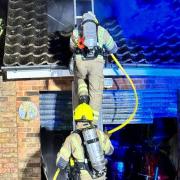 Response: firefighters in South Woodham