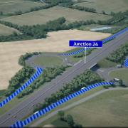 A new junction 24 will sit beneath the level of the current A12 to take traffic from Kelvedon, Inworth and Tiptree from Inworth Road via a new roundabout connecting to the junction onto the A12