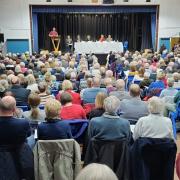 Crowd - Hundreds attended the public meeting