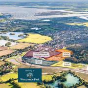 Projected - Site plan of Bellway’s new Westcombe Park development