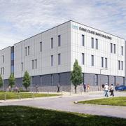 An artist’s impression of what the exterior and grounds of the Essex and Suffolk Elective Orthopaedic Centre is likely to look like when completed.