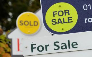 House prices in the district were down 6.1 per cent in October