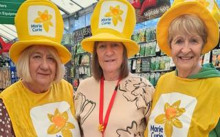 Donations - Marie Curie fundraisers raised over £350 for people with terminal illnesses