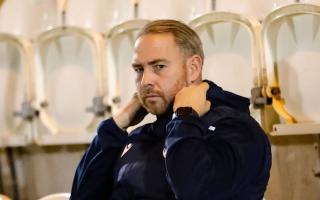Lights out: Maldon and Tiptree boss Liam Bailey saw his side's game against Bury Town postponed due to a floodlight failure