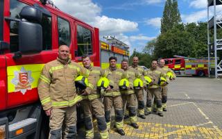 Trained - Seven new on-call fire fighters for Essex have been trained at Maldon Fire Station